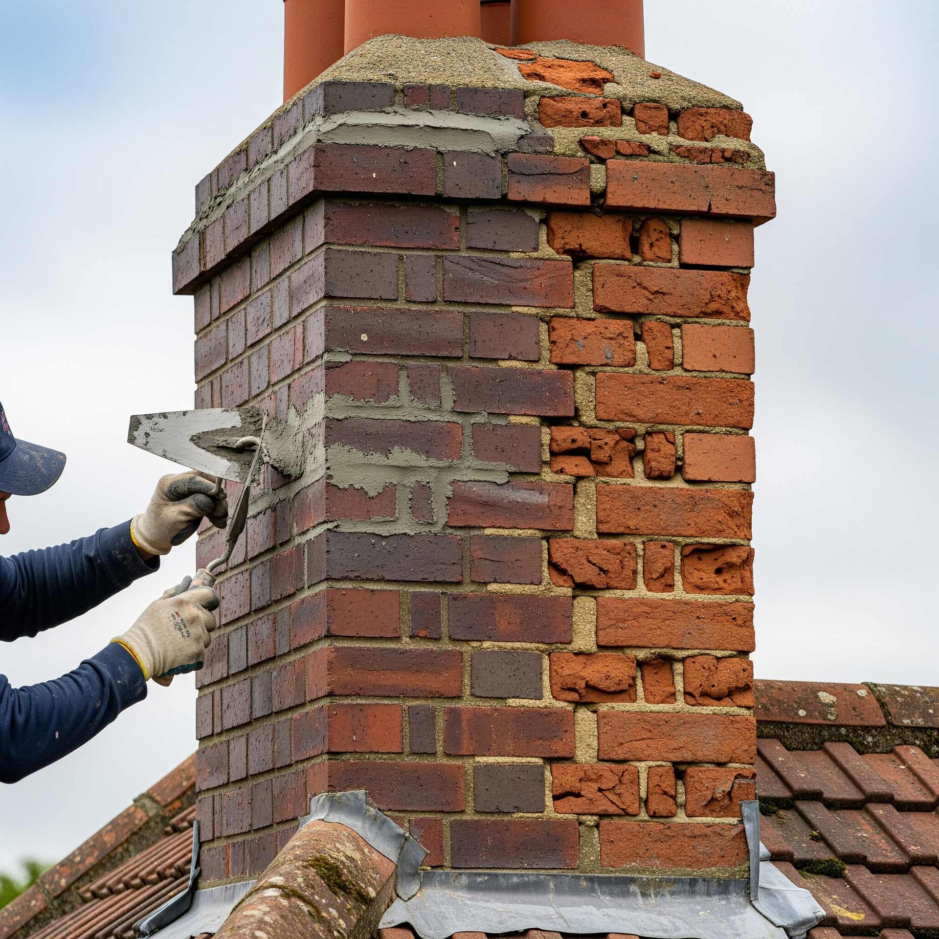chimney stack repointing brickwork nottingham Wollaton